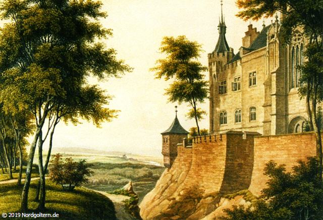 Blick auf den Ostflügel der Marienburg